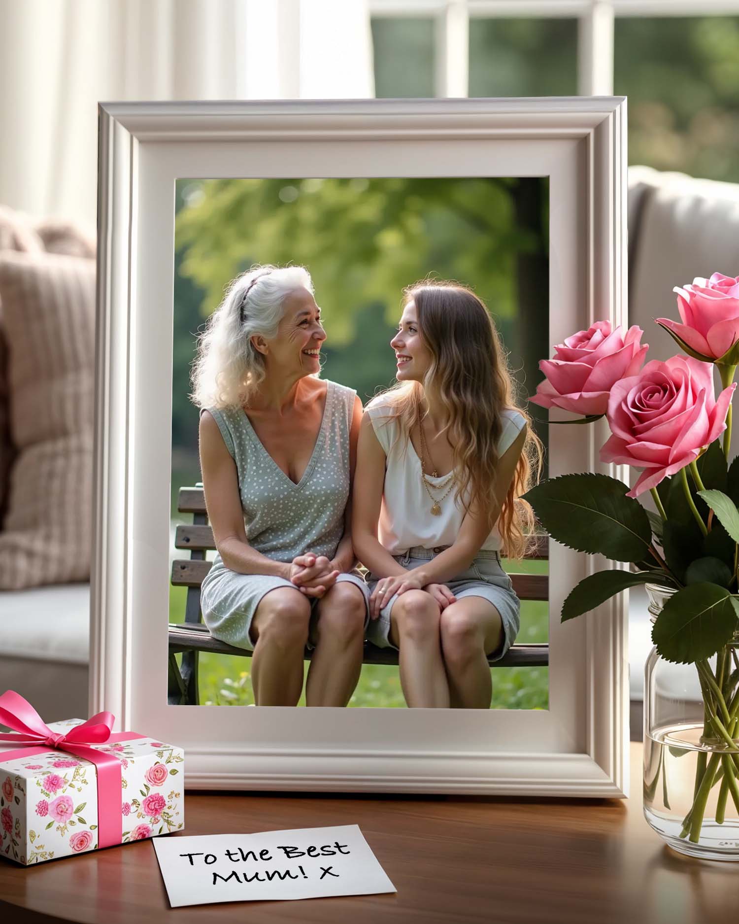 Mother's Day 'Roses & Gift' Memory 🌹 Animated Photo Gift