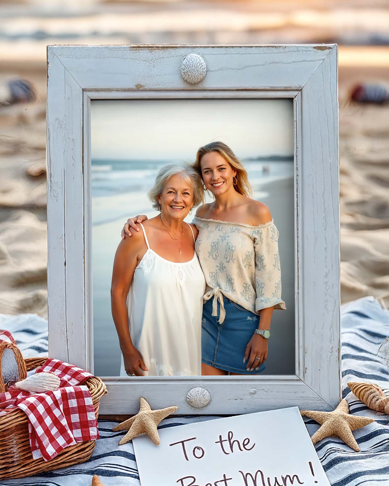 CLAUDE Mother’s Day 'Beach Picnic' Memory ⛱️  Animated Photo Gift (Copy)